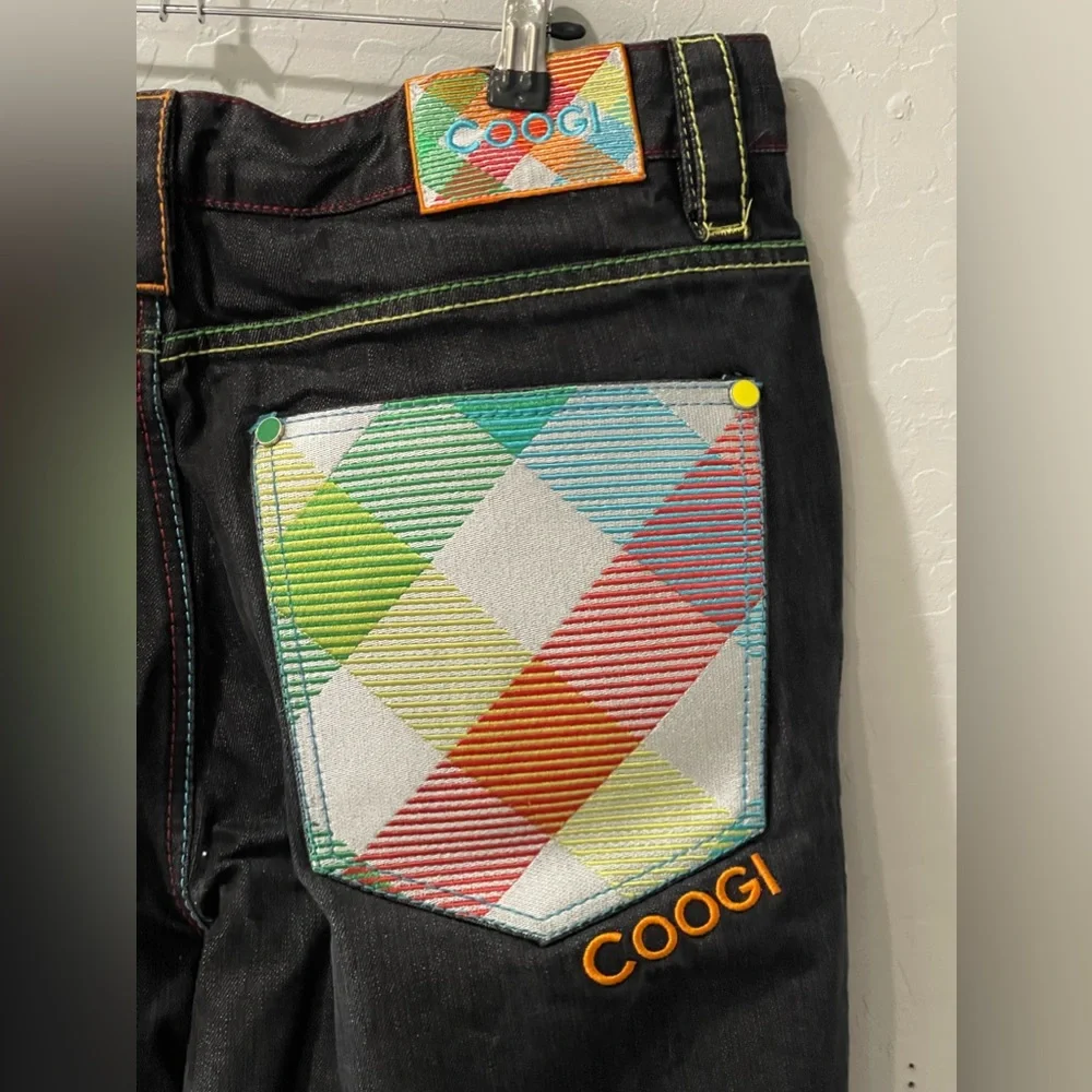 Vintage Y2K COOGI‎ Denim Baggy Jeans Streetwear 38x34